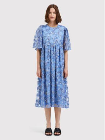 Selected Femme Коктейльна сукня Justine 16085467 Голубий Loose Fit Selected Femme Коктейльна сукня Justine 16085467 Голубий Loose Fit