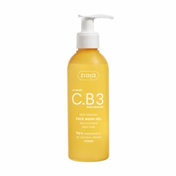 Очищающий гель для лица Ziaja Vitamin C.B3 Niacinamide, 190 мл Очищающий гель для лица Ziaja Vitamin C.B3 Niacinamide, 190 мл