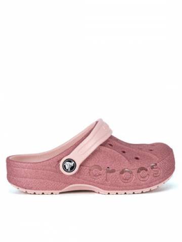 Crocs Шльопанці BAYA GLITTER CLOG KIDS 207015-6SR Рожевий Crocs Шльопанці BAYA GLITTER CLOG KIDS 207015-6SR Рожевий