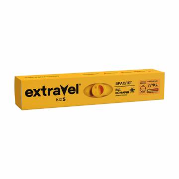 Детский браслет от комаров Extravel Kids с 3 сменными картриджами, от 2 лет Детский браслет от комаров Extravel Kids с 3 сменными картриджами, от 2 лет