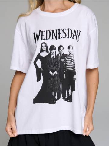Футболка Wednesday - білий Футболка Wednesday - білий