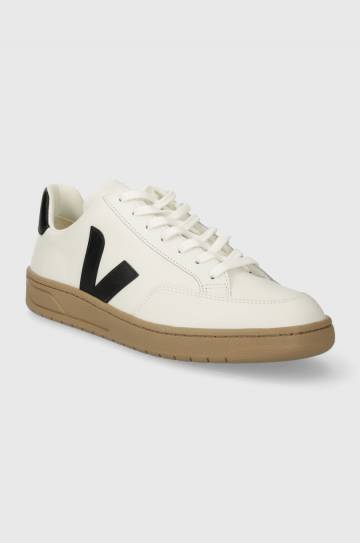 Кожаные кроссовки Veja V-12 цвет белый XD0203640 Кожаные кроссовки Veja V-12 цвет белый XD0203640