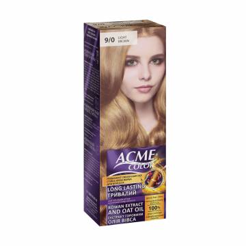 Стойкая крем-краска для волос Acme Color Permanent Cream-Hair Dye 9/0 Light Brown, 115 мл Стойкая крем-краска для волос Acme Color Permanent Cream-Hair Dye 9/0 Light Brown, 115 мл