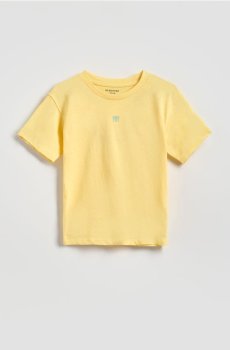 Reserved - Бавовняна футболка - жовтий - 674IR-11X
