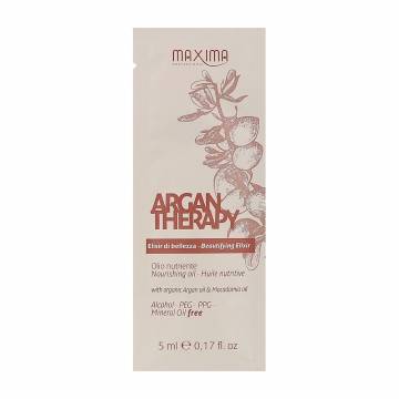 Питательный эликсир для волос Maxima Professional Argan Therapy Beautifying Elixir с маслами арганы и макадамии, 5 мл Питательный эликсир для волос Maxima Professional Argan Therapy Beautifying Elixir с маслами арганы и макадамии, 5 мл
