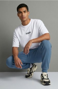 Штани спортивні regular fit - синій