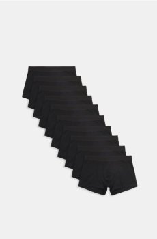 Боксерки – упаковка з 10 штук - чорний