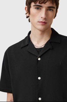 Хлопковая рубашка AllSaints HUDSON