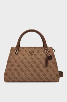 Женская бежевая сумка с узором Бежевый ONESIZE Guess HWBG96.72070;LGW