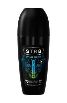 Шариковый дезодорант STR8 Wild Beat 72H Invisible Dry Protection Antiperspirant Roll-On мужской, 50 мл