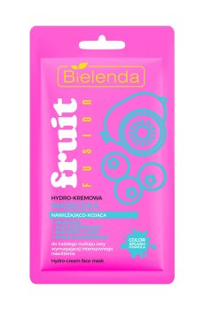 Увлажняющая и успокаивающая маска для лица Bielenda Fruit Fusion Hydro-Cream Face Mask, 8 г