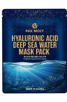 Тканевая маска для лица Pax Moly Hyaluronic Acid Deep Sea Water Mask Pack с гиалуроновой кислотой и морской водой, 25 мл