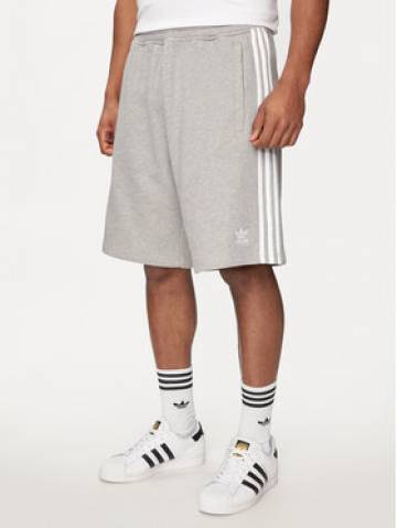 adidas Спортивні шорти adicolor 3-Stripes IU2340 Сірий Regular Fit adidas Спортивні шорти adicolor 3-Stripes IU2340 Сірий Regular Fit