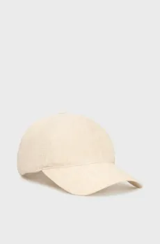Мужская бежевая льняная кепка LINEN CAP Бежевый ONESIZE Gant 9900271