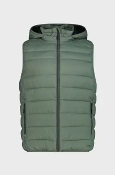 Мужской зеленый жилет SNAPS HOOD 3M THINSULATE Зеленый 50 CMP 34K2777-F762