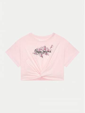 Pepe Jeans Футболка Quindara PG503076 Рожевий Regular Fit Pepe Jeans Футболка Quindara PG503076 Рожевий Regular Fit