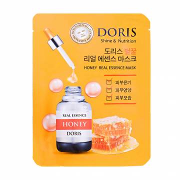 Ампульная тканевая маска для лица Doris Honey Real Essence Mask с экстрактом меда, 25 мл Ампульная тканевая маска для лица Doris Honey Real Essence Mask с экстрактом меда, 25 мл