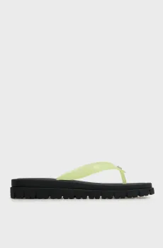 Женские салатовые вьетнамки CLEATED JELLY SUMMER Салатовый 36 Tommy Jeans EN0EN02954