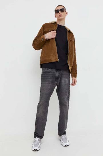 Хлопковый лонгслив Dickies цвет чёрный однотонный Хлопковый лонгслив Dickies цвет чёрный однотонный