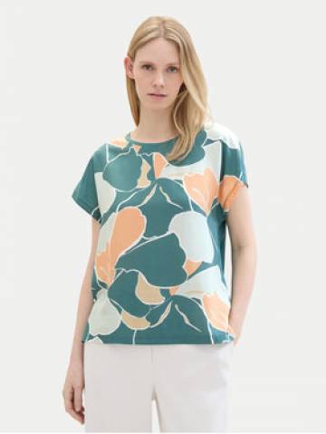 Tom Tailor Футболка 1040588 Зелений Regular Fit Tom Tailor Футболка 1040588 Зелений Regular Fit