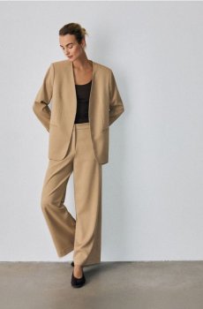 Reserved - Гладкий блейзер - бежевий - 142IS-80X