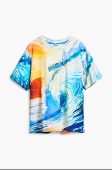 Детская хлопковая футболка Desigual