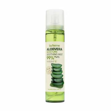 Увлажняющий мист для лица FarmStay La Ferme Aloe Vera Moisture Soothing Mist с алоэ, 120 мл Увлажняющий мист для лица FarmStay La Ferme Aloe Vera Moisture Soothing Mist с алоэ, 120 мл