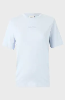 Женская голубая футболка LOGO GRAPHIC TEE Голубой XL Calvin Klein LV044C905G