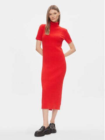 Tommy Hilfiger Трикотажна сукня WW0WW40986 Червоний Slim Fit Tommy Hilfiger Трикотажна сукня WW0WW40986 Червоний Slim Fit