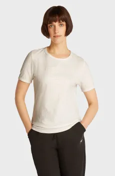 Женская белая футболка Белый S Tommy Jeans DW0DW20366