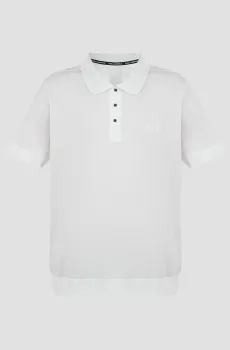 Мужское белое поло Белый S Karl Lagerfeld 551200.745082;10