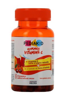 Витамин C для детей Pediakid Gommes Vitamin C, 60 жевательных конфет