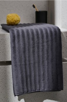 Бавовняний рушник - темно-сірий