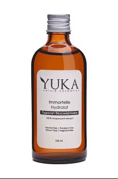Уценка! Гидролат для лица, тела и волос Yuka Immortelle Hydrolat, 100 мл