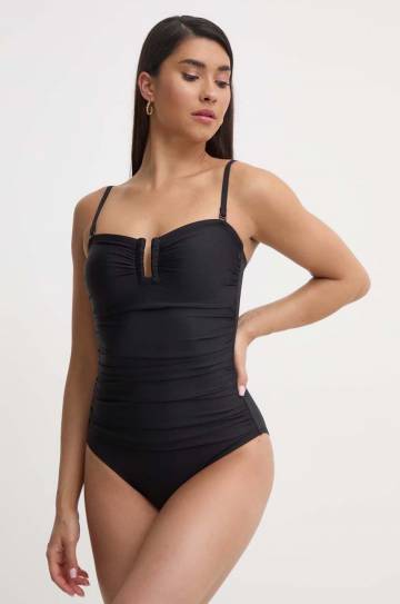 Слитный купальник Dkny цвет чёрный слегка упрочнённая чашечка DI4MS605 Слитный купальник Dkny цвет чёрный слегка упрочнённая чашечка DI4MS605