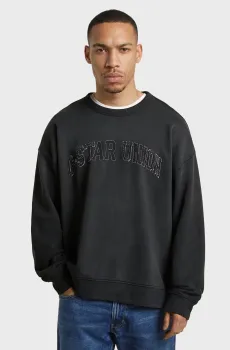 Мужской черный свитшот Sunfaded Черный XXL G-Star RAW D28825,D969