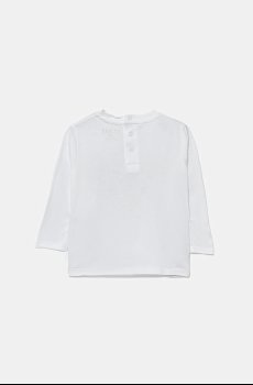 Хлопковый лонгслив для младенцев Guess