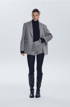 Reserved - Блейзер із додаванням віскози - світло-сірий - 851GA-09X