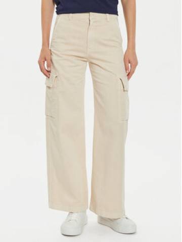 Gap Штани з тканини 518140-00 Бежевий Baggy Fit Gap Штани з тканини 518140-00 Бежевий Baggy Fit
