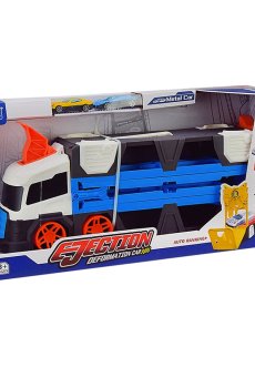 Игровой набор Shantou Jinxing Трейлер с машинками, в коробке, от 3 лет, 47*23.5*11.5 см, 3 предмета (E7015B)