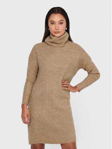 ONLY Трикотажна сукня Jana 15140166 Бежевий Regular Fit ONLY Трикотажна сукня Jana 15140166 Бежевий Regular Fit