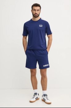 Хлопковая футболка adidas M C COLLE Collegiate