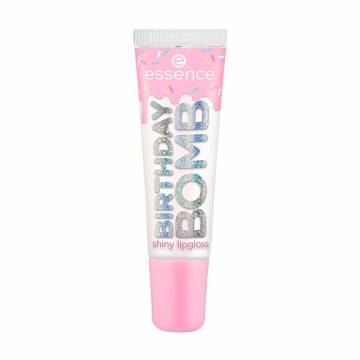 Блеск для губ Essence Birthday Bomb Shiny Lipgloss 01 Cake My Day!, 10 мл Блеск для губ Essence Birthday Bomb Shiny Lipgloss 01 Cake My Day!, 10 мл