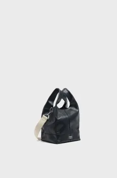 Женская черная кожаная сумка Черный ONESIZE Bimba Y Lola 261BBAJ2M.10479