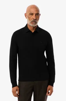 Мужское черное поло Черный L-XL Lacoste PH2481031