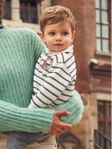 Mayoral Поло 2459 Écru Regular Fit