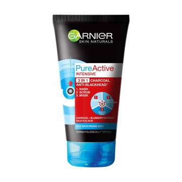 Гель для умывания Garnier Skin Naturals Чистая Кожа Актив 3 в 1 с углем, 150 мл Гель для умывания Garnier Skin Naturals Чистая Кожа Актив 3 в 1 с углем, 150 мл