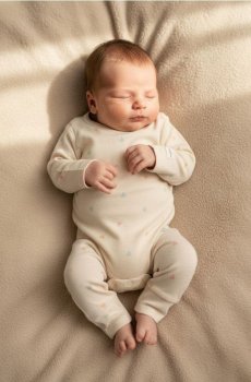 Комплект: боді та штанці - кремовий