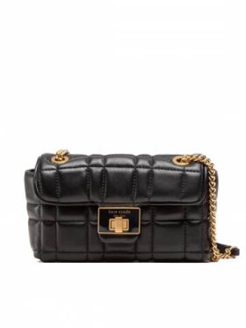 Kate Spade Сумка Evelyn Quilted Leatcher Small S K8932 Чорний Kate Spade Сумка Evelyn Quilted Leatcher Small S K8932 Чорний