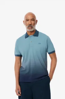Мужское синее поло Синий S Lacoste PH0740CUN